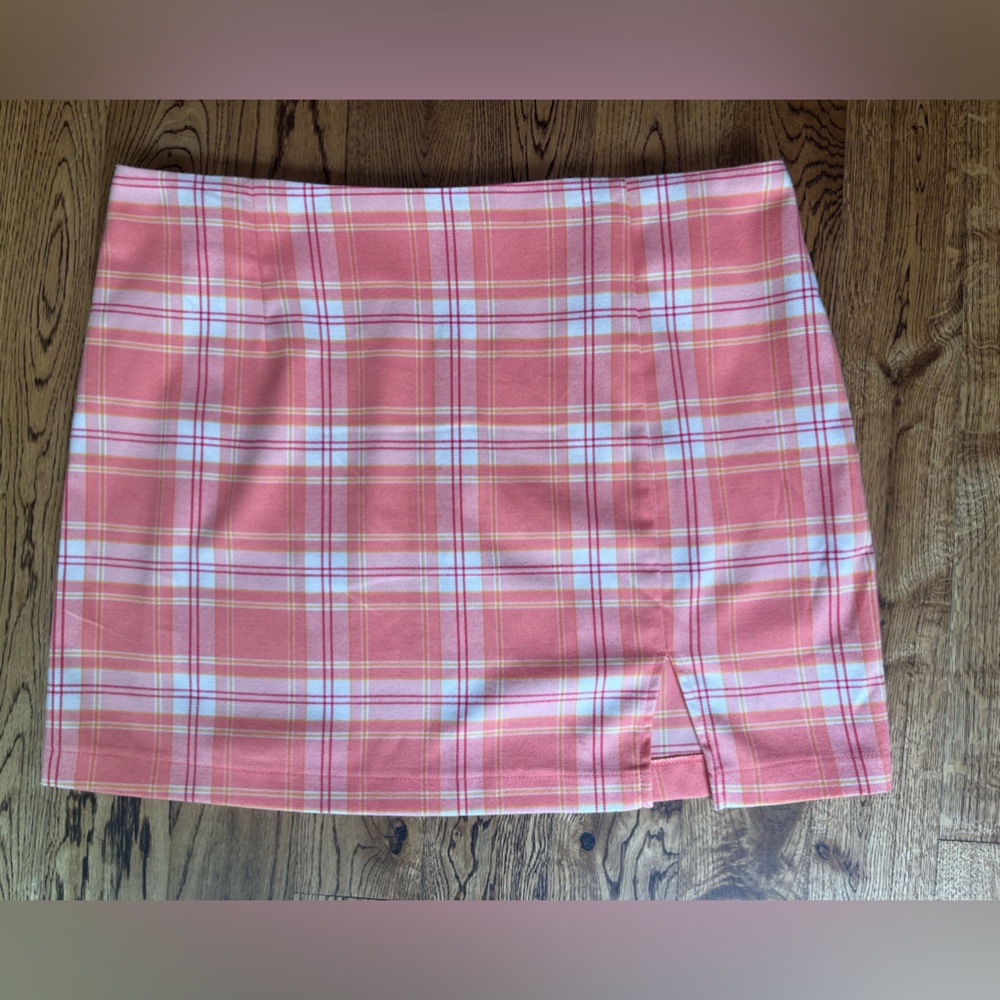Wild Fable Size 18 Pink Plaid Schoolgirl Skirt